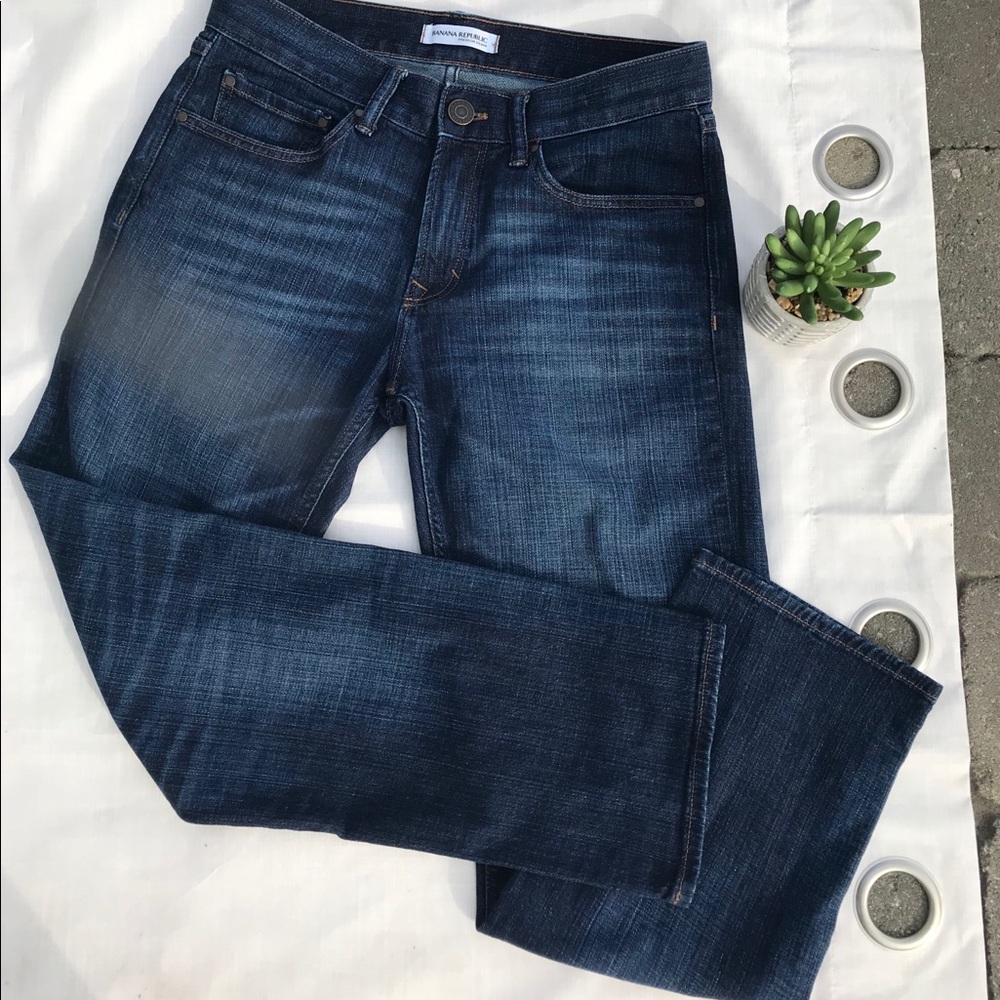 ⬇️💲⬇️Banana Republic Boyfriend Denim Jeans 26